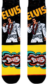 ELVIS PRESLEY MEN’S SOCKS ODD SOX BRAND - Novelty Socks for Less