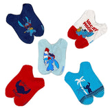 DISNEY Ladies 5 Pair of LILO & STITCH No Show Socks ‘VACAY MODE’ - Novelty Socks for Less