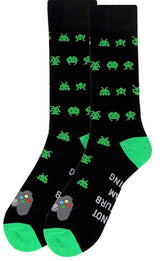PARQUET BRAND Mens 'DO NOT DISTURB I AM GAMING' Socks - Novelty Socks for Less