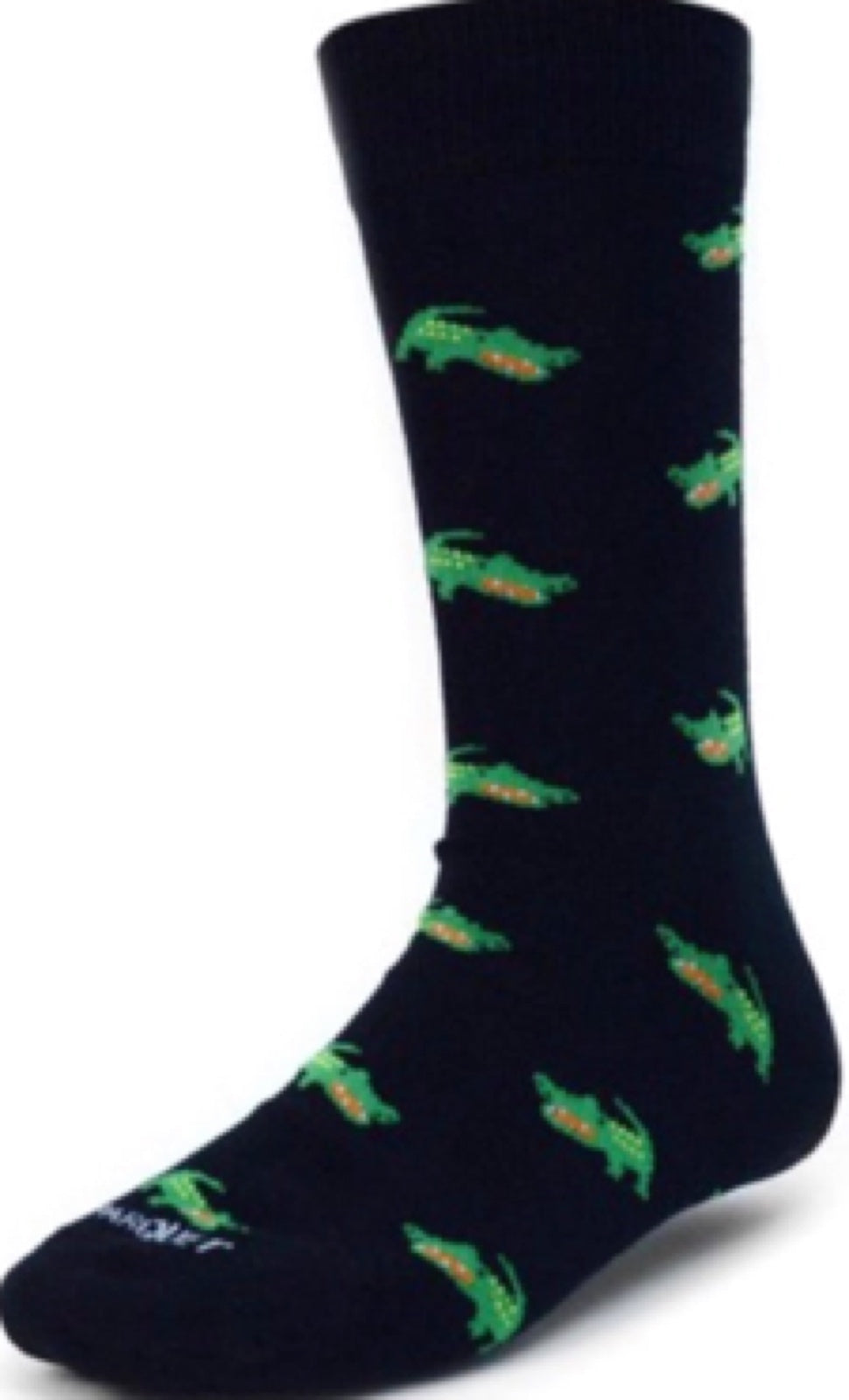 Parquet Brand Men’s ALLIGATOR Socks (CHOOSE COLOR) - Novelty Socks for Less