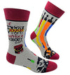 FABDAZ Brand Men’s ‘IF DAD CAN’T FIX IT NOBODY CAN’ Socks - Novelty Socks for Less