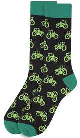 PARQUET Brand Men’s TRACTORS Socks - Novelty Socks for Less