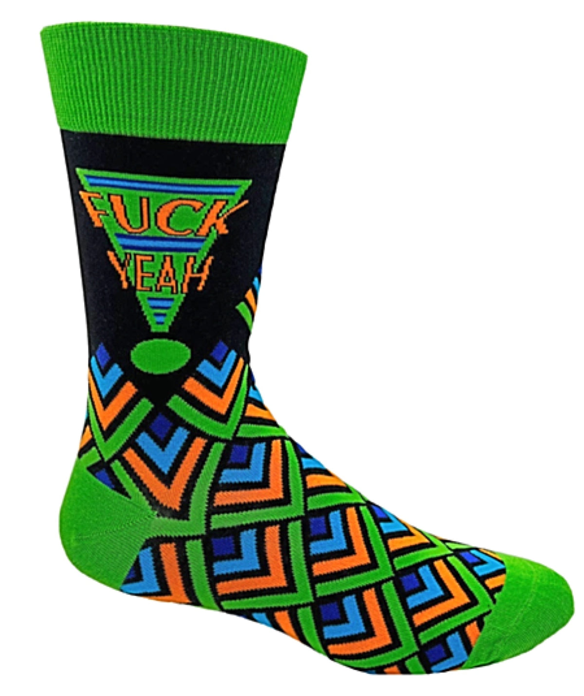FABDAZ Brand Men’s FUCK YEAH Socks - Novelty Socks for Less