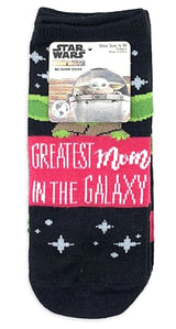 STAR WARS Ladies MOTHER’S DAY BABY YODA 3 Pair No Show Socks BABY YODA - Novelty Socks for Less