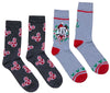 DISNEY Men’s 2 Pair Of MICKEY MOUSE CHRISTMAS Socks - Novelty Socks for Less