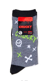 CHUCKY THE MOVIE LADIES 2 Pair Of HALLOWEEN Socks - Novelty Socks for Less