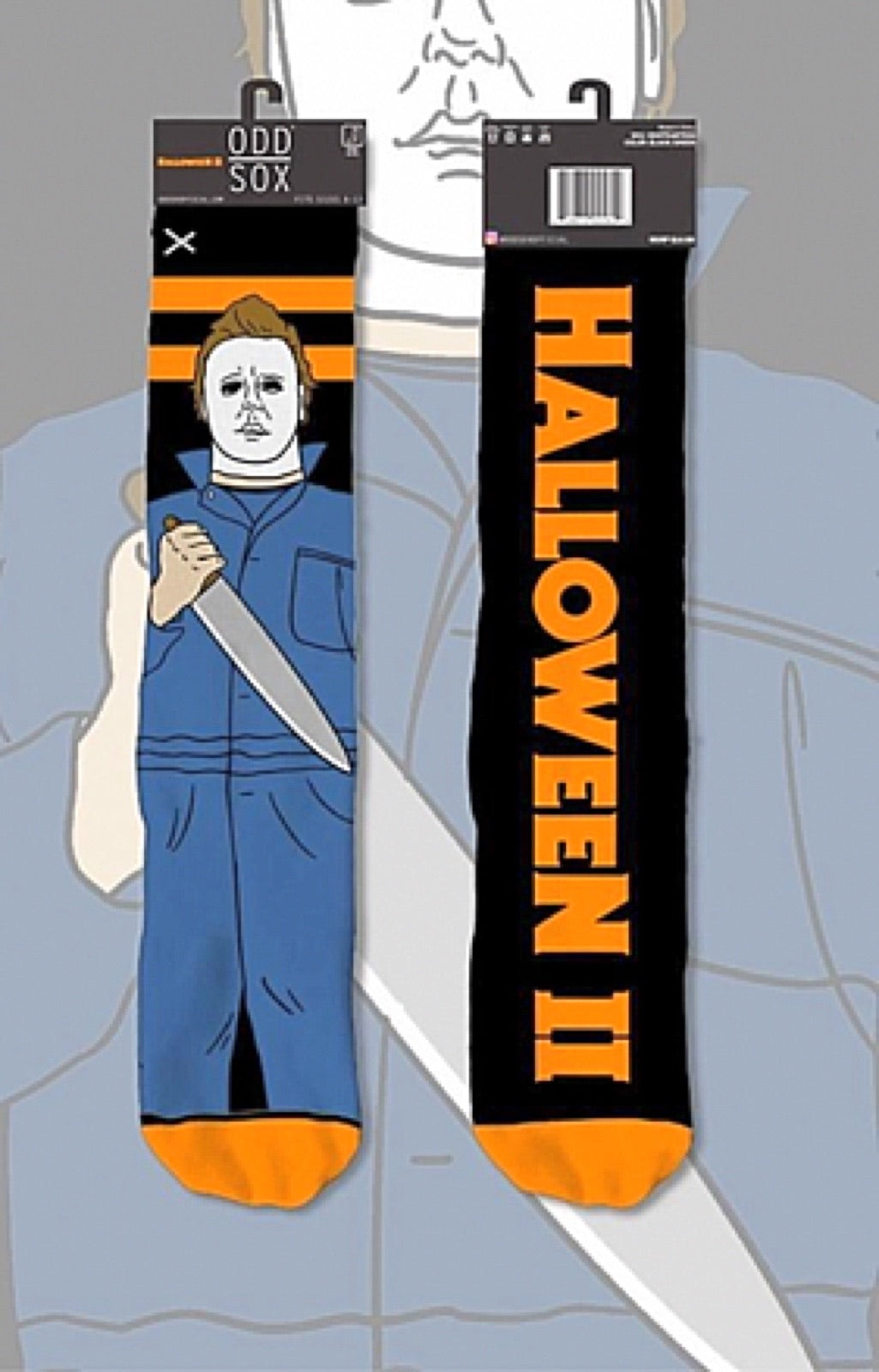 ODD SOX BRAND Men’s HALLOWEEN II MICHAEL MYERS Socks - Novelty Socks for Less