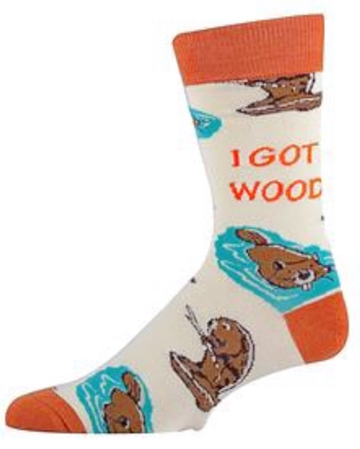 OOOH YEAH Brand Men’s BEAVER Socks ‘I GOT WOOD’ - Novelty Socks for Less