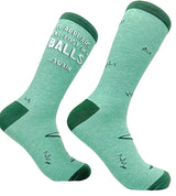 CRAZY DOG Brand Men’s GOLF Socks ‘IT APPEARS I’VE LOST MY BALLS AGAIN’ - Novelty Socks for Less