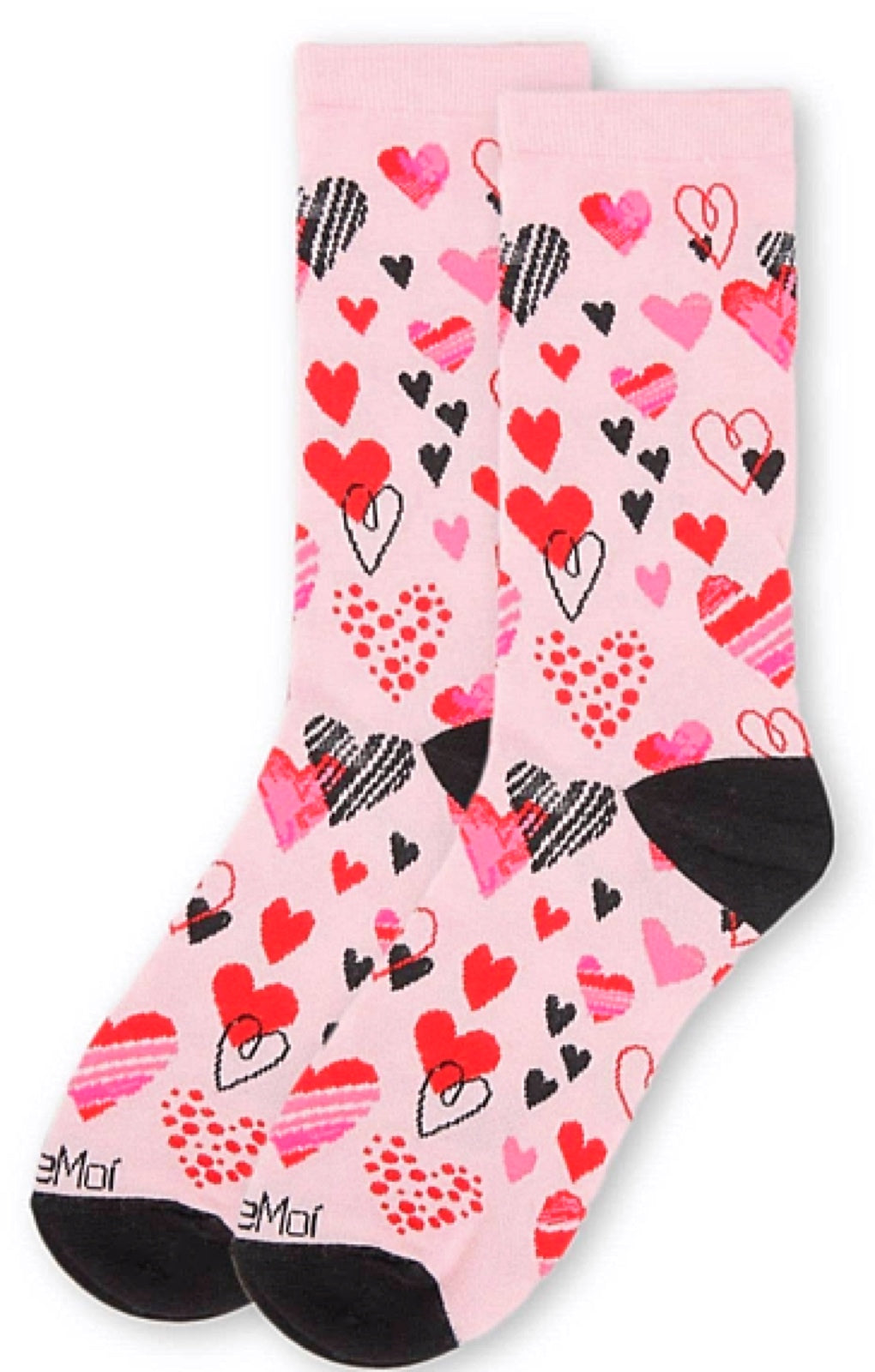 MeMoi BRAND LADIES VALENTINES DAY HEARTS SOCKS - Novelty Socks for Less
