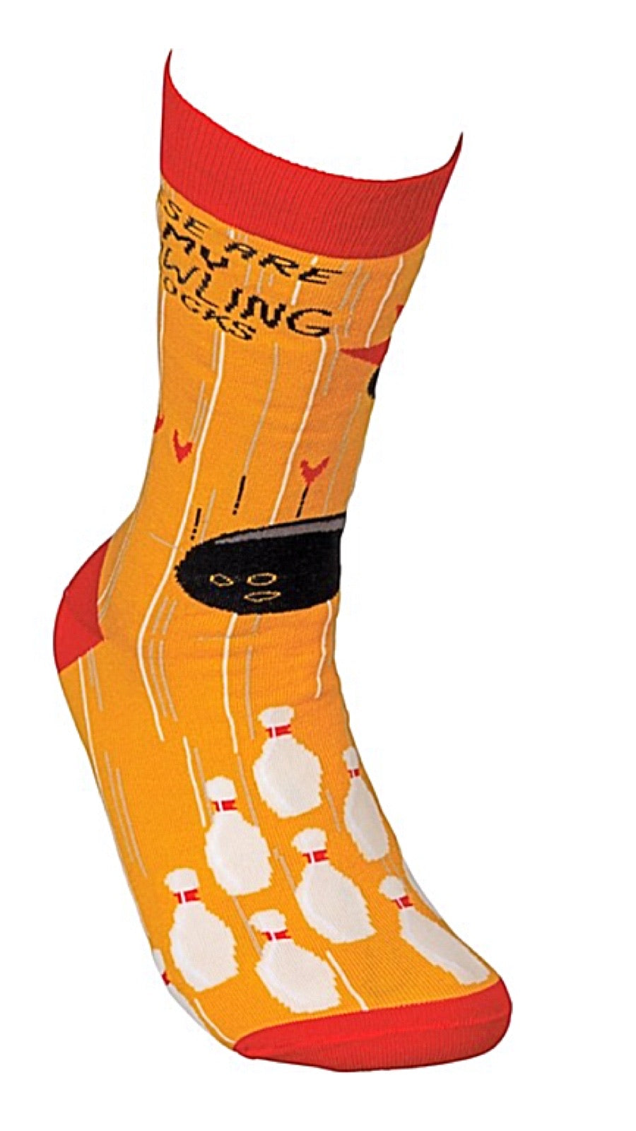 PRIMITIVES BY KATHY Unisex ‘THESE ARE MY BOWLING SOCKS’ - Novelty Socks for Less