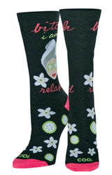 COOL SOCKS BRAND LADIES ‘BITCH I AM RELAXED’ SOCKS - Novelty Socks for Less