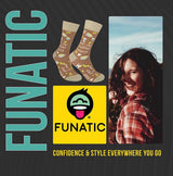 FUNATIC Brand Unisex ‘GET MY COFFEE WRONG, I CUT YOU’ Socks - Novelty Socks for Less