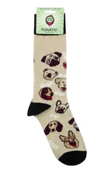 FUNATIC BRAND DOGS, DOGS, DOGS Socks - Novelty Socks for Less