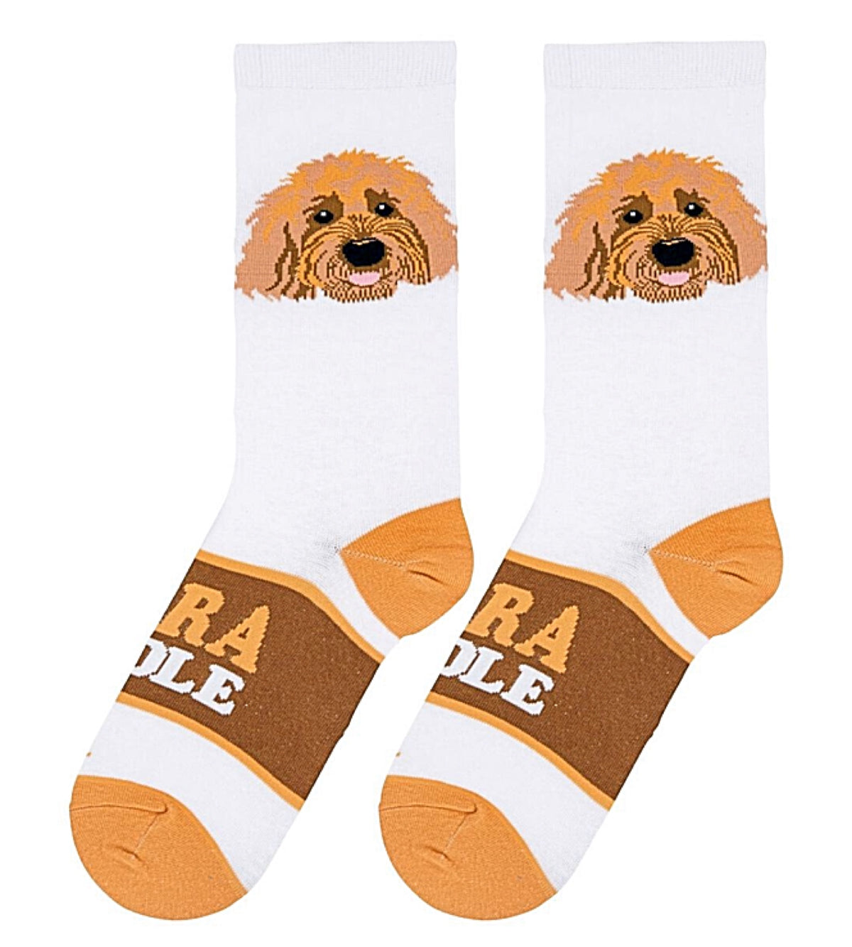 LABRADOODLE Dog Ladies Socks COOL SOCKS Brand - Novelty Socks for Less