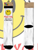 COOL SOCKS Men’s ‘FUCK YOU & HAVE A NICE DAY - Novelty Socks for Less