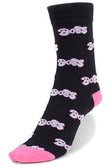 PARQUET BRAND LADIES ‘BOSS’ SOCKS - Novelty Socks for Less