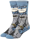 DC COMICS THE BATMAN Men’s 360 Crew Socks BIOWORLD Brand - Novelty Socks for Less