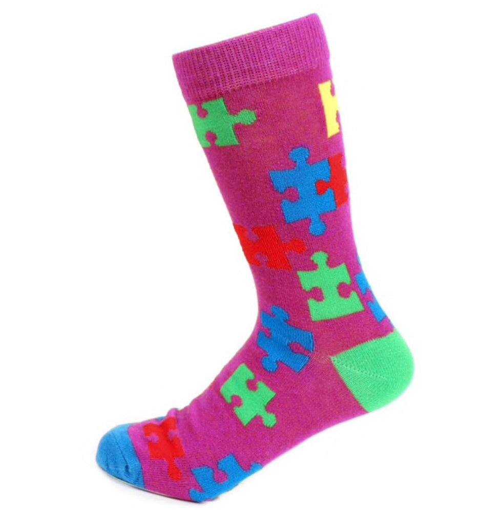 Parquet Brand Ladies AUTISM Socks - Novelty Socks for Less