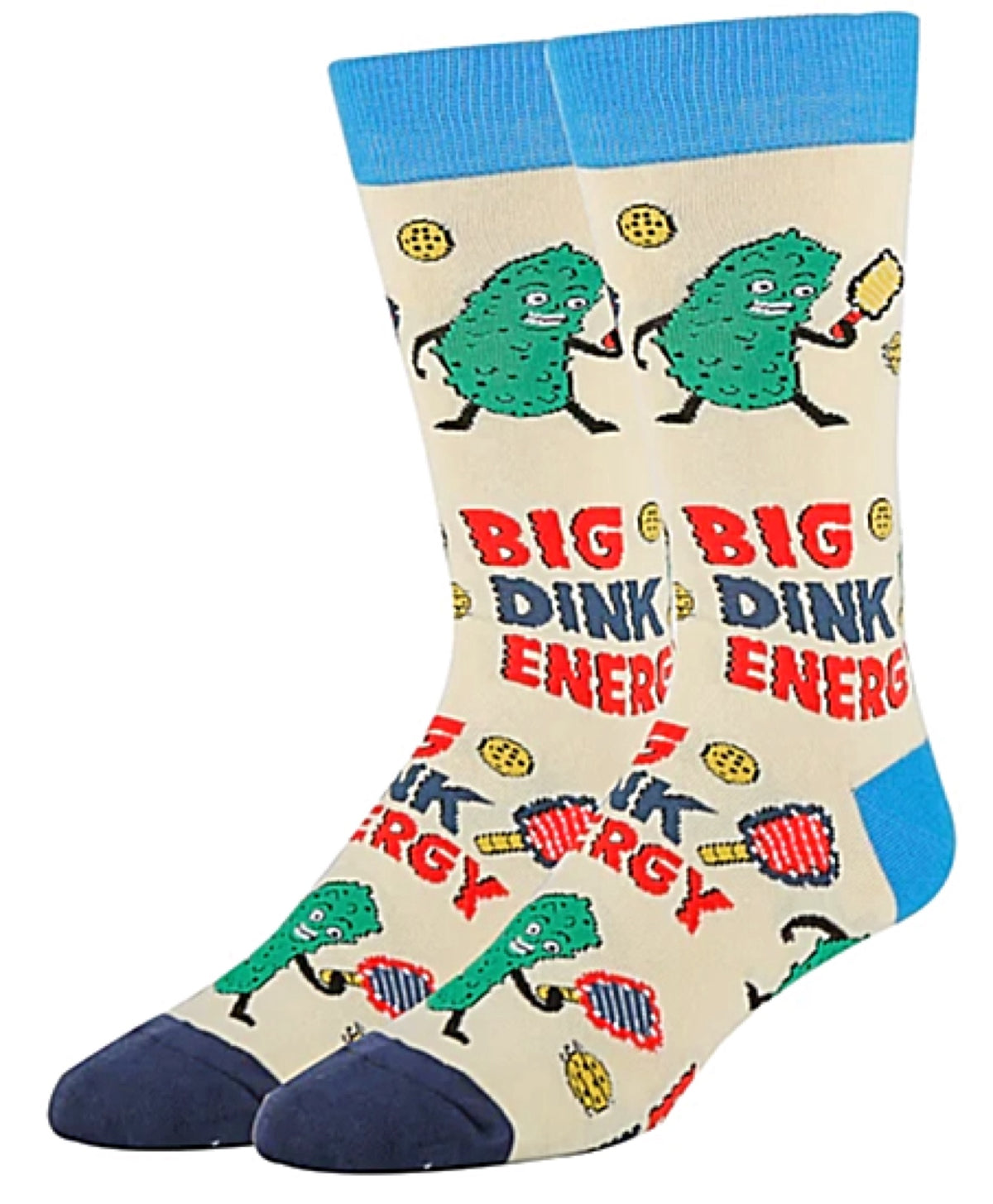 OOOH YEAH Brand Men’s PICKLEBALL Socks ‘BIG DINK ENERGY’ - Novelty Socks for Less