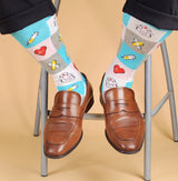 PARQUET Brand Men’s HEALTHCARE Socks With PIGS - Novelty Socks for Less
