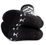 PARQUET Ladies BLACK & WHITE CAT Socks - Novelty Socks for Less