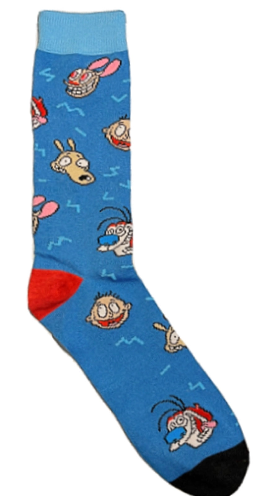 NICKELODEON Men’s 90’s Socks REN & STIMPY, ROCKO & RUGRATS - Novelty Socks for Less