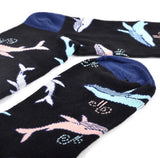 PARQUET BRAND Mens WHALES Socks - Novelty Socks for Less