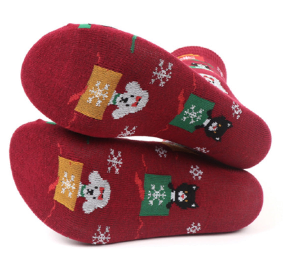 PARQUET BRAND Ladies CHRISTMAS CATS & DOGS Socks - Novelty Socks for Less