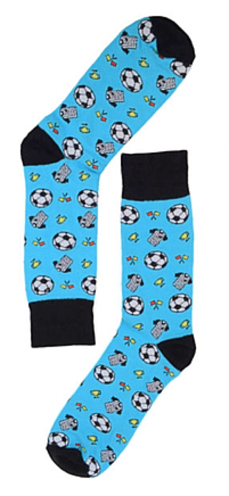PARQUET BRAND Mens SOCCER REFEREE Socks - Novelty Socks for Less