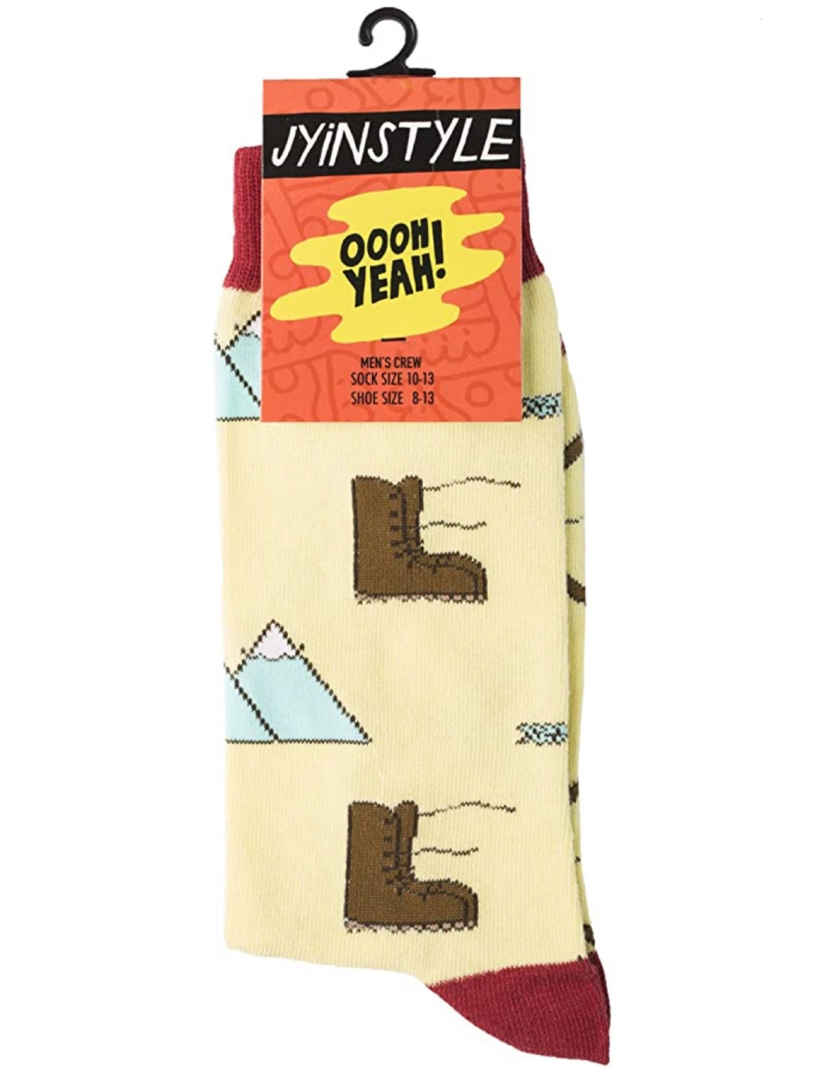OOOH YEAH Brand Mens ‘INTO THE WILD’ Socks - Novelty Socks for Less