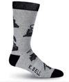 K. BELL Brand Men’s TRAINS Socks MADE IN THE USA! - Novelty Socks for Less