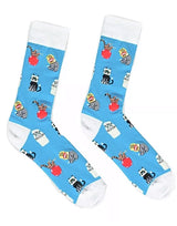 HEADLINE Brand Unisex Socks STUCK CATS Size L/XL - Novelty Socks for Less