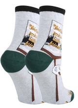BOB ROSS Ladies ‘HUG A TREE’ Socks OOOH YEAH Brand - Novelty Socks for Less