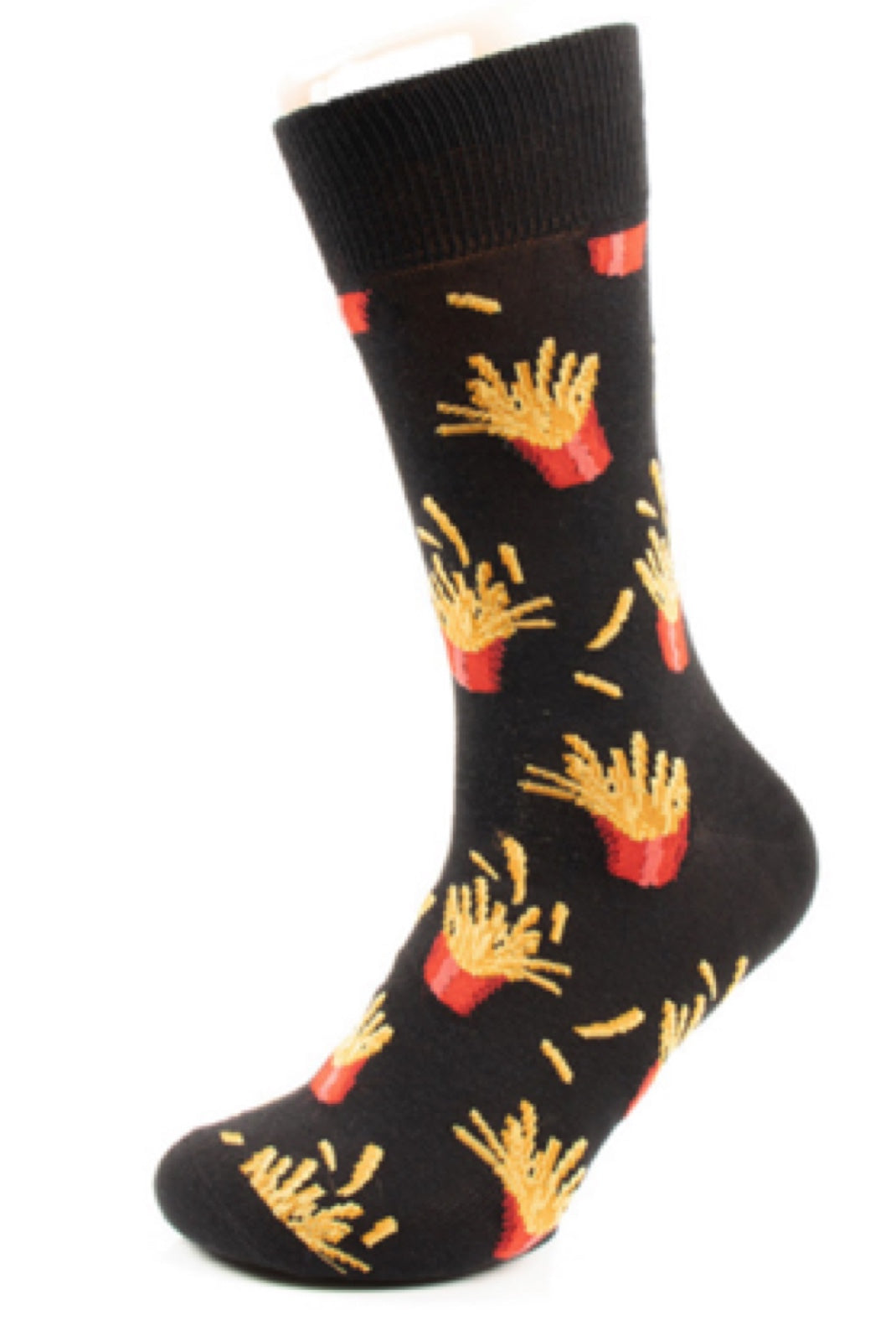 PARQUET Brand Men’s FRENCH FRIES Socks - Novelty Socks for Less