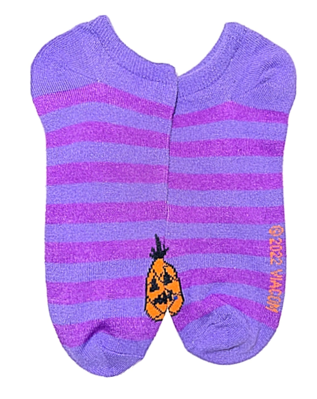 SPONGEBOB SQUAREPANTS LADIES HALLOWEEN 5 PAIR NO SHOW SOCKS ‘SCAREDY PANTS’ - Novelty Socks for Less