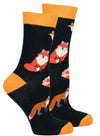 SOCKS N SOCKS Brand Ladies SNEAKY FOX SOCKS - Novelty Socks for Less