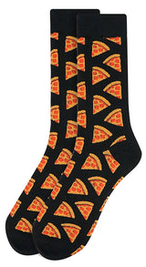 Parquet Brand Men’s PEPPERONI PIZZA Socks CHOOSE COLOR - Novelty Socks for Less