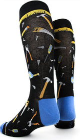 FOOT TRAFFIC Brand Mens TOOLS/CARPENTRY Socks - Novelty Socks for Less