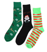 Parquet Brand 3 Pair Men’s CHRISTMAS Socks - Novelty Socks for Less