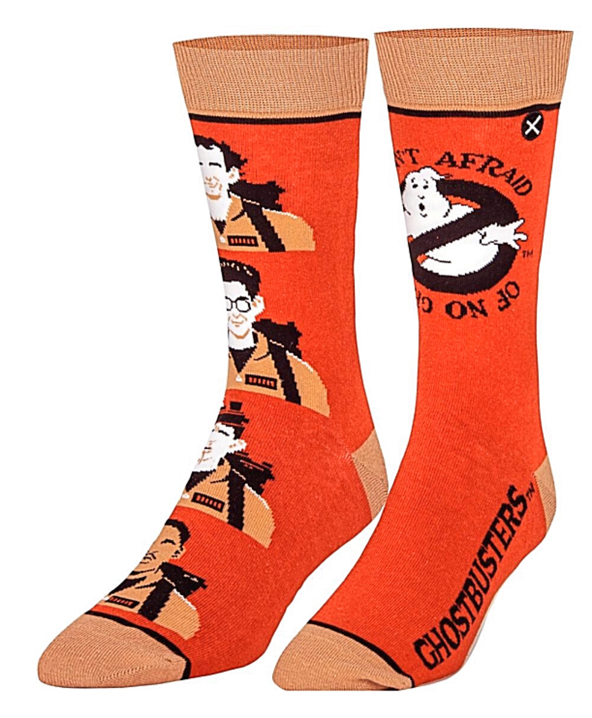 GHOSTBUSTERS MEN’S SOCKS ‘I AIN’T AFRAID OF NO GHOST’ ODD SOX BRAND - Novelty Socks for Less