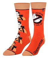 GHOSTBUSTERS MEN’S SOCKS ‘I AIN’T AFRAID OF NO GHOST’ ODD SOX BRAND - Novelty Socks for Less