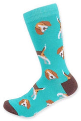 PARQUET BRAND Ladies BEAGLE DOG Socks - Novelty Socks for Less