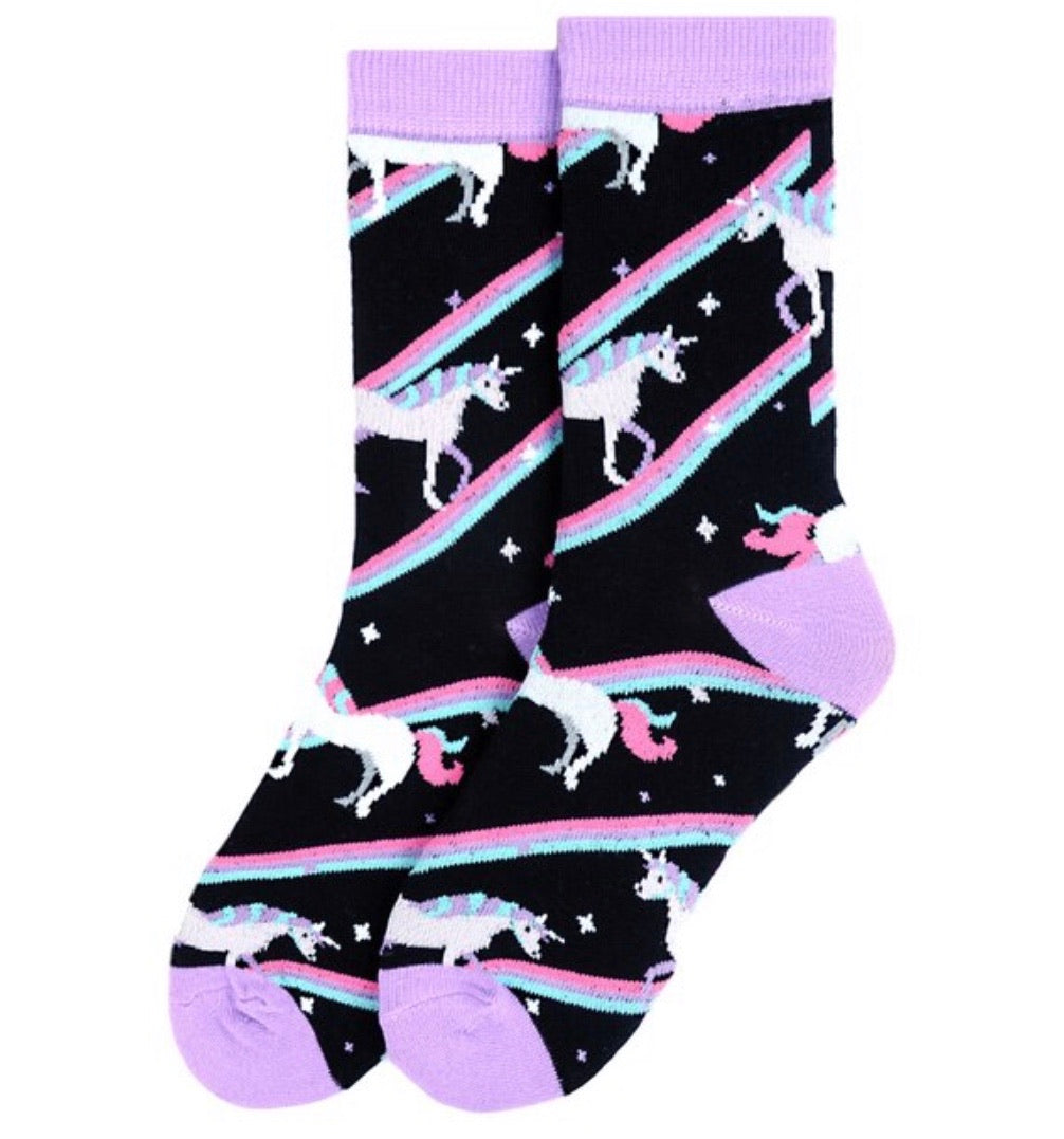 PARQUET BRAND Ladies UNICORN Socks - Novelty Socks for Less