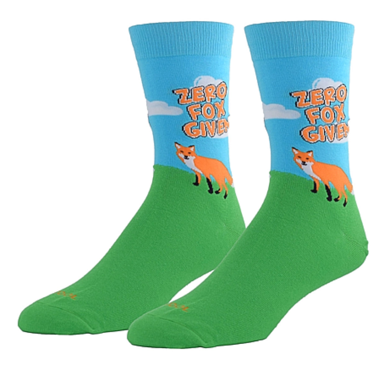 COOL SOCKS BRAND MEN’S ‘ZERO FOX GIVEN’ SOCKS - Novelty Socks for Less