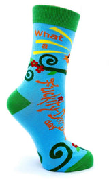 FABDAZ Brand Ladies WHAT A FUCKITY-DOO DAH DAY Socks - Novelty Socks for Less