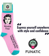FUNATIC Brand RESTING BITCH FACE Socks - Novelty Socks for Less