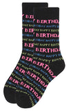 Parquet Brand Ladies HAPPY BIRTHDAY Socks - Novelty Socks for Less
