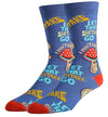 OOOH YEAH Brand Men’s MUSHROOM Socks ‘LET THAT SHIITAKE GO’ - Novelty Socks for Less