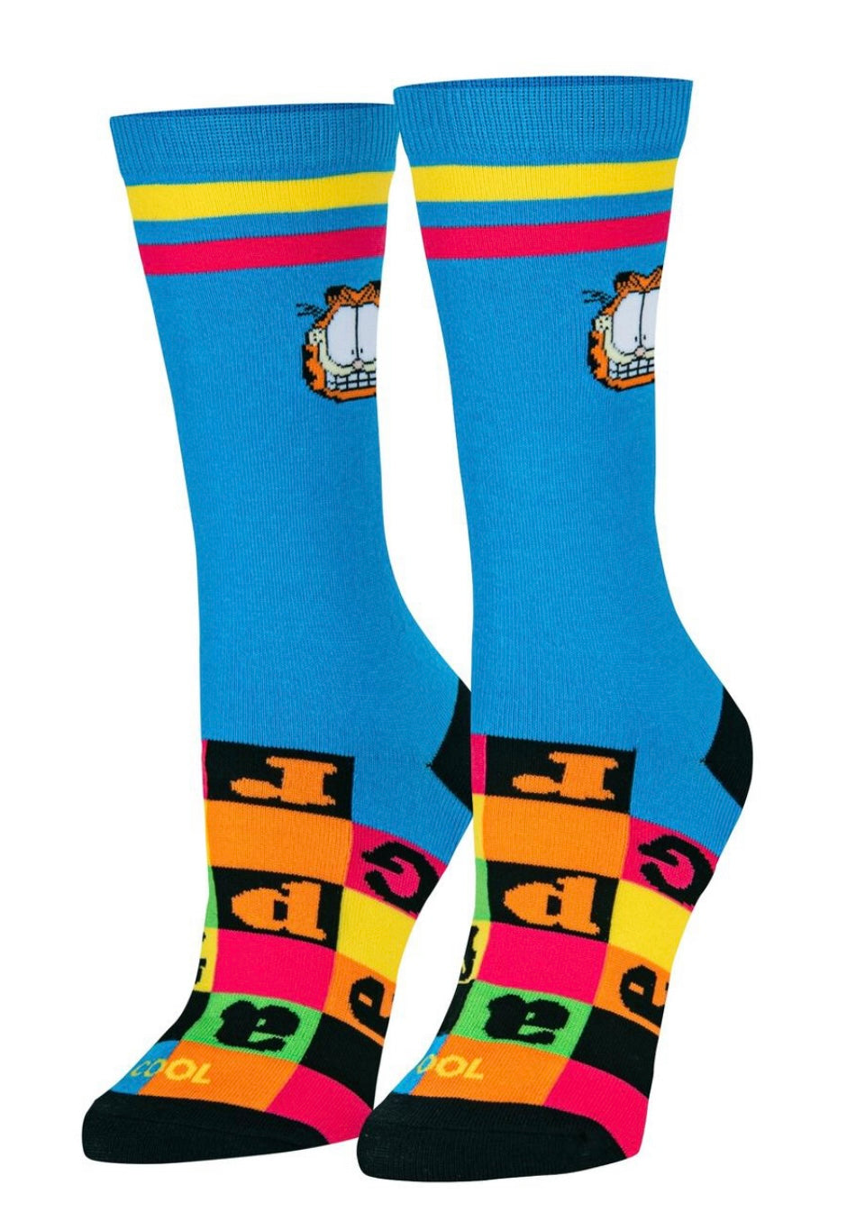 GARFIELD & ODIE Ladies Socks COOL SOCKS Brand - Novelty Socks for Less